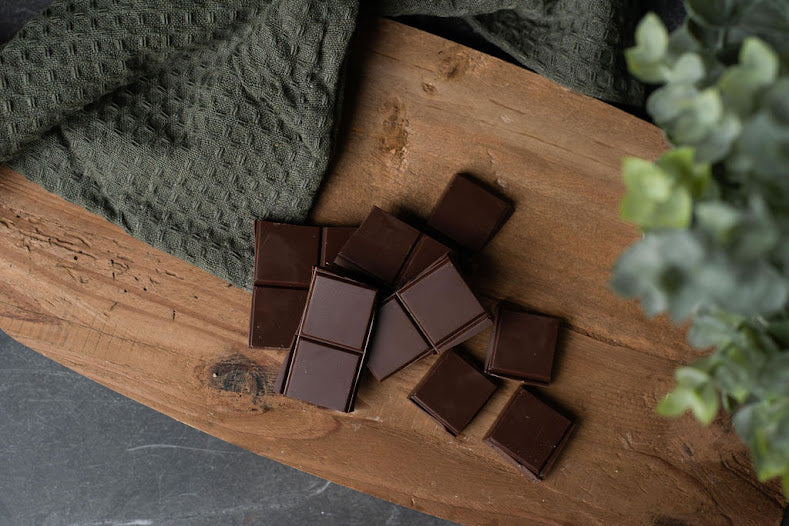 Chocolate Bars - Alicja Postcard - Rose