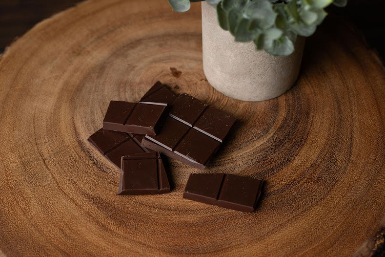 Chocolate Bars - Alicja Postcard - Champagne Dark
