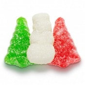 Christmas Gummy Trees and Snowman Giftbag