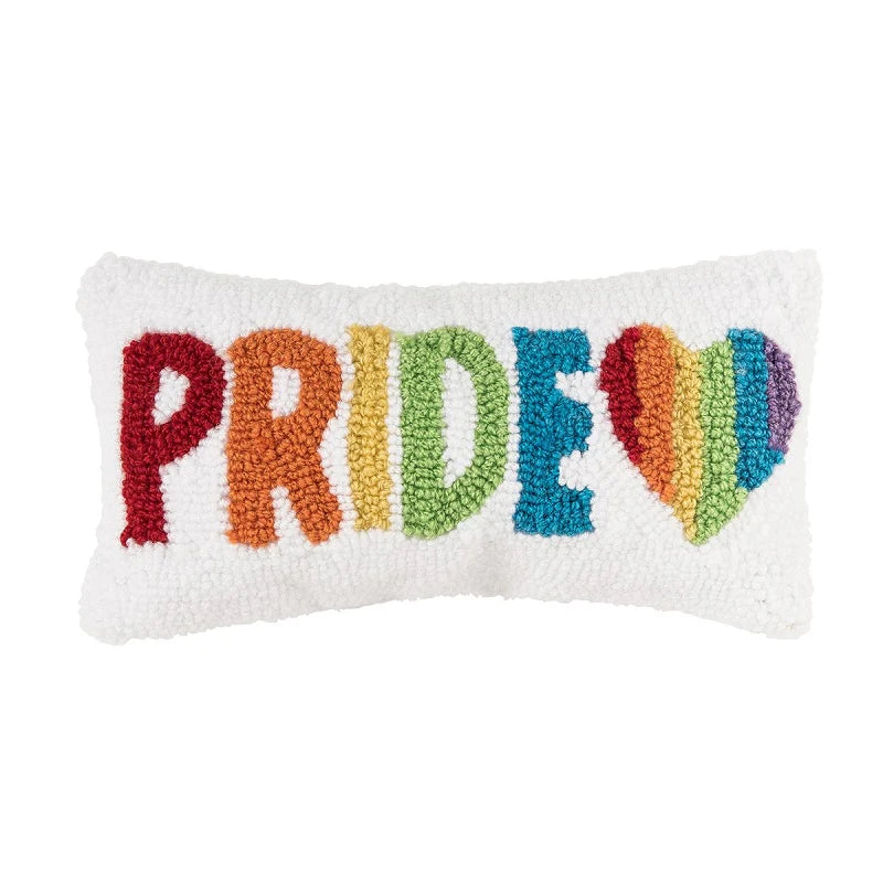 Pride Heart Hooked PIllow