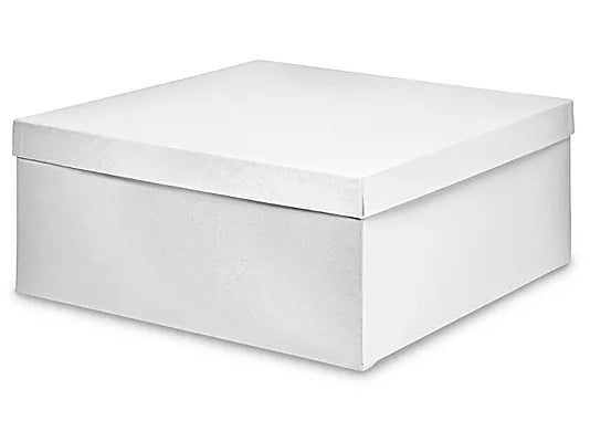 Gift Box - 8 x 8 x 3 - White