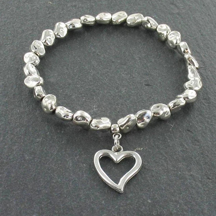 Bracelet - Suzie Blue - Heart Charm