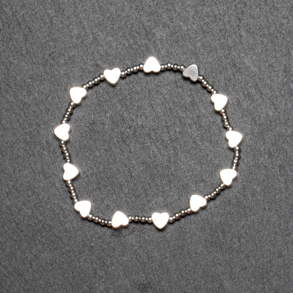 Bracelet - Suzie Blue - Small hearts