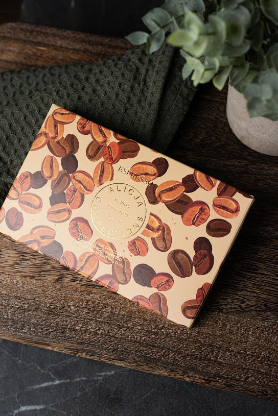 Chocolate Bars - Alicja Postcard - Espresso