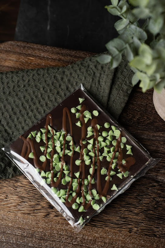 Square Bark - Mint Chip Dark Chocolate