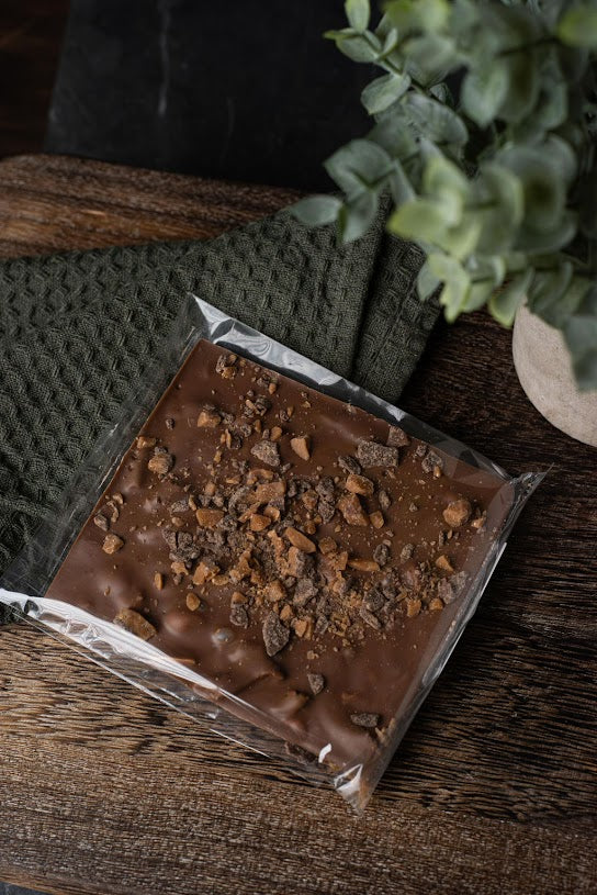 Square Bark - Pretzels, Peanuts and Toffee