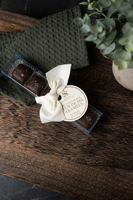 SC - Fleur De Del Caramels 5 pc - Dark or Milk 70g
