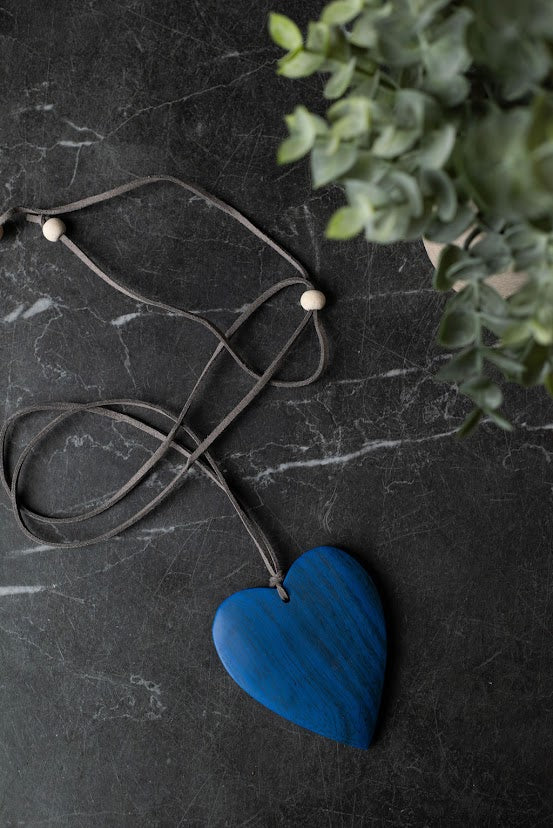 Necklace - Suzie Blue - Blue Heart