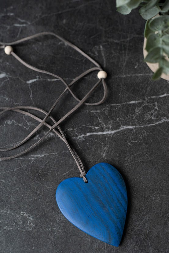 Necklace - Suzie Blue - Blue Heart