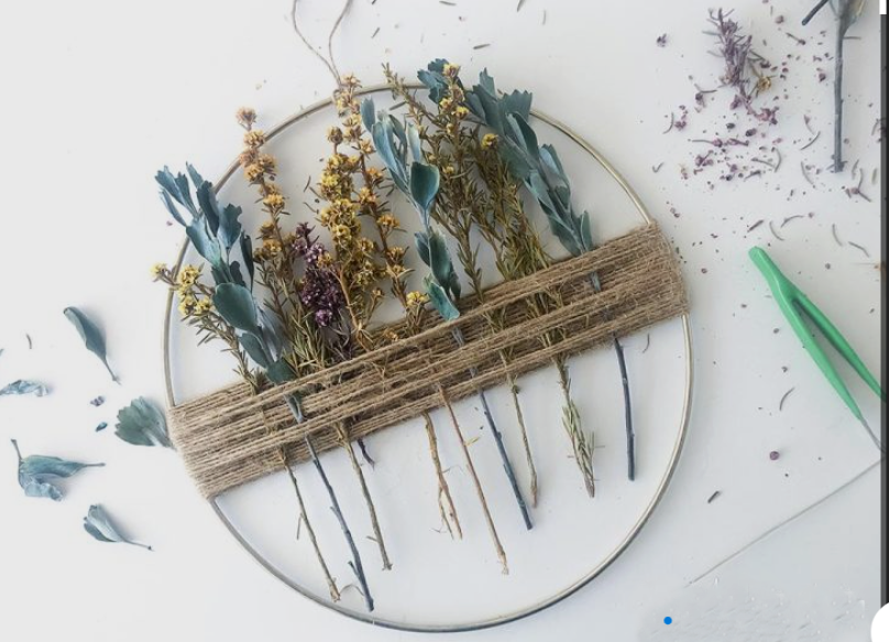 String Wreath - Metal Ring