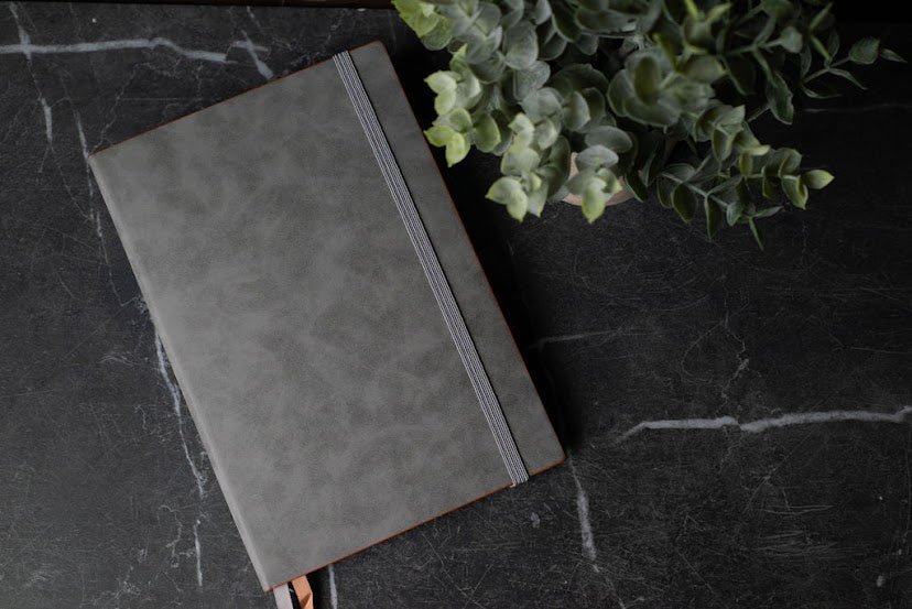 Journal - Leather Bound Grey